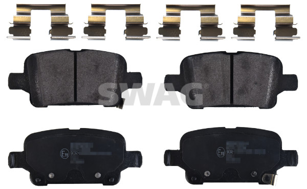 set placute frana,frana disc 33 10 2611 SWAG
